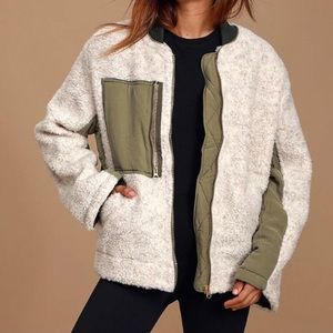Free People Rivington Sherpa Jacket NWT Small